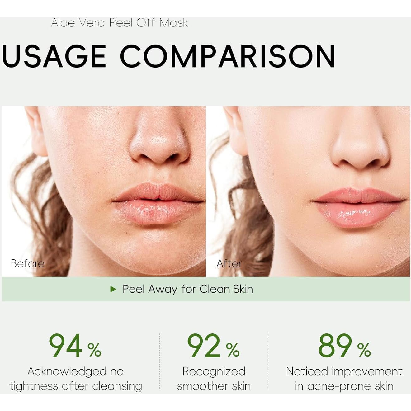 Mascarilla Peel Off AKARY Aloe Vera 50g - Limpieza y Hidratación