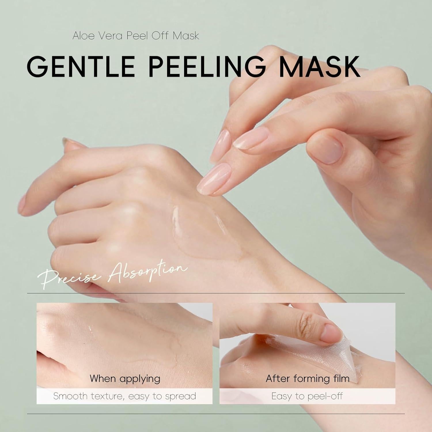 Mascarilla Peel Off AKARY Aloe Vera 50g - Limpieza y Hidratación