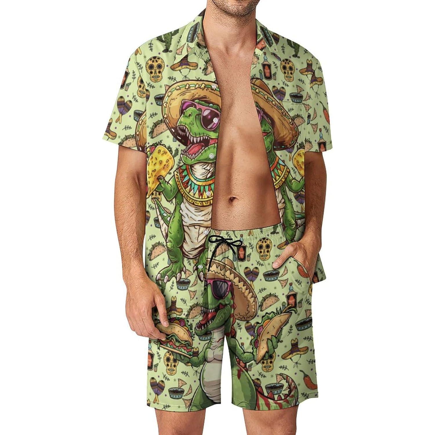 Conjunto de Chándal DOOPCCOR 3 Piezas Hombre Hawaiano