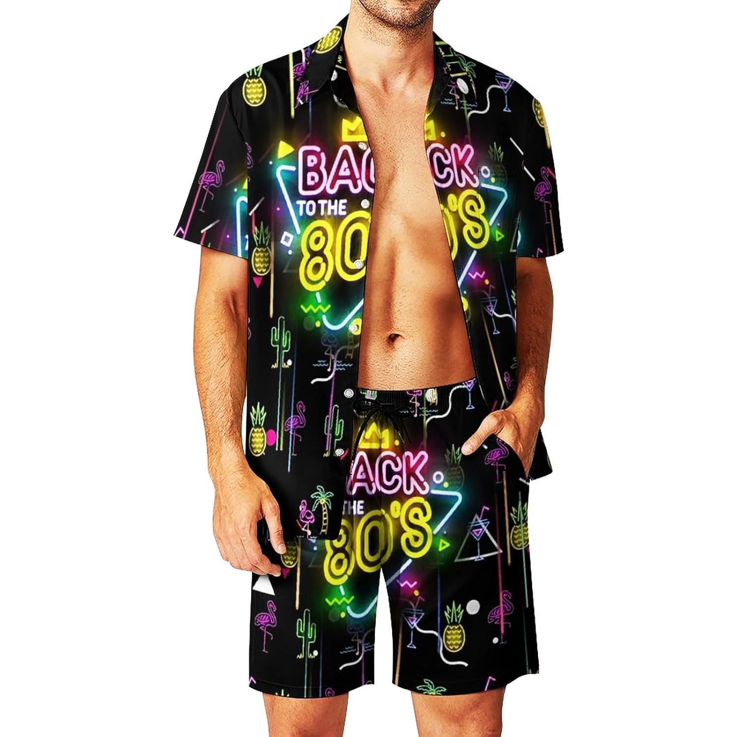 Conjunto de Chándal DOOPCCOR 3 Piezas Hombre Hawaiano