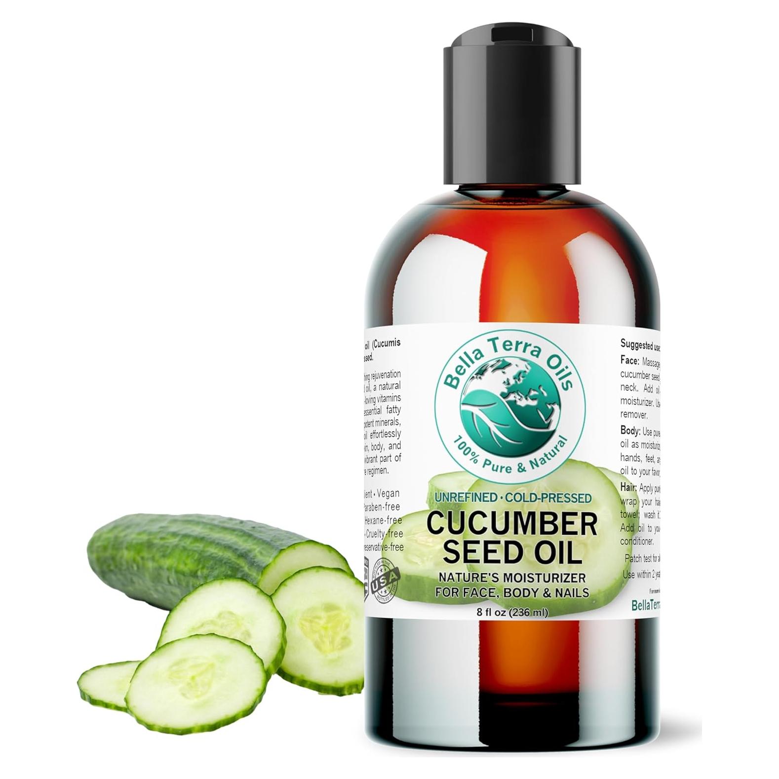 Aceite de Semilla de Pepino Bella Terra 227 g - Cuidado de la Piel