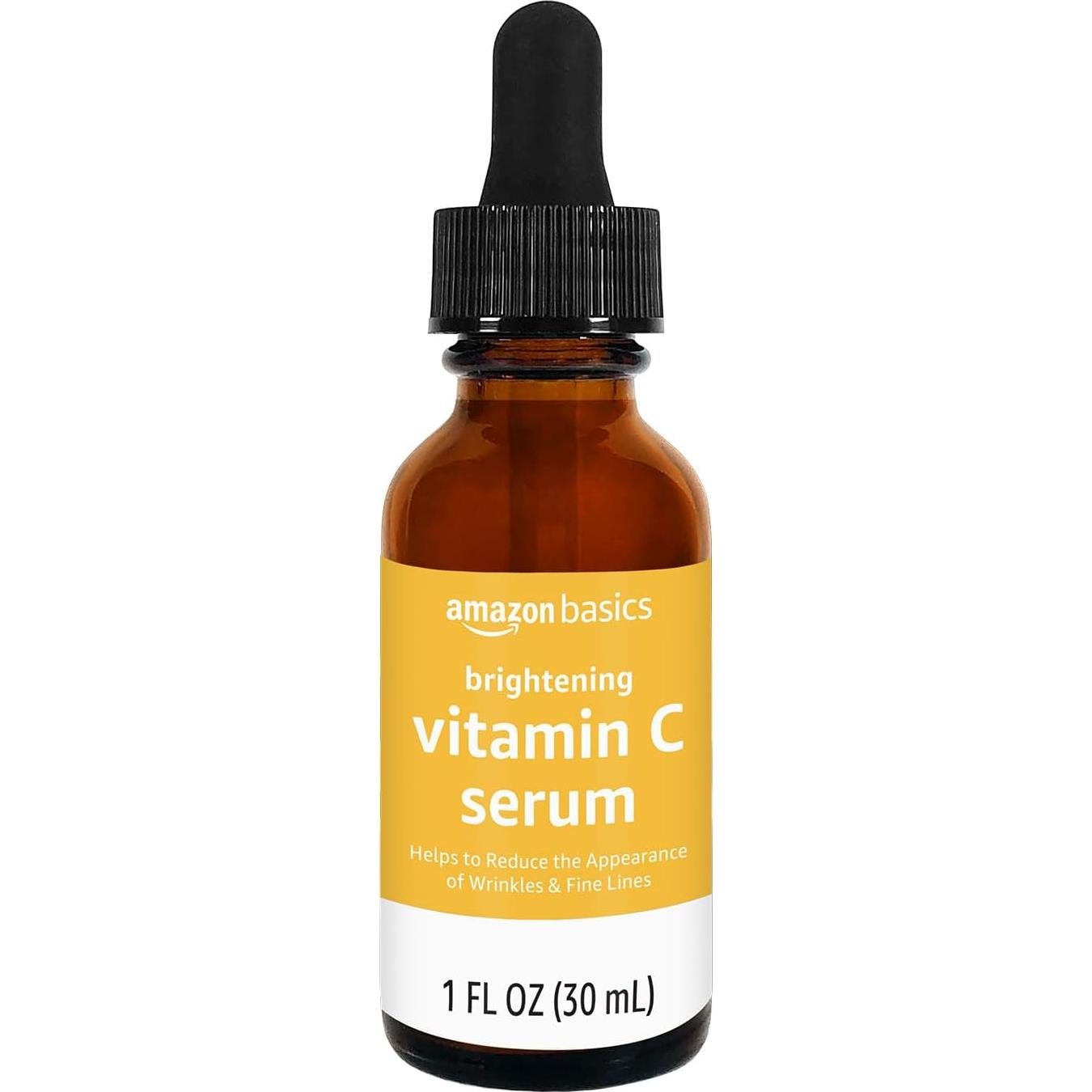 Suero Iluminador de Vitamina C Amazon Basics 29.57 ml