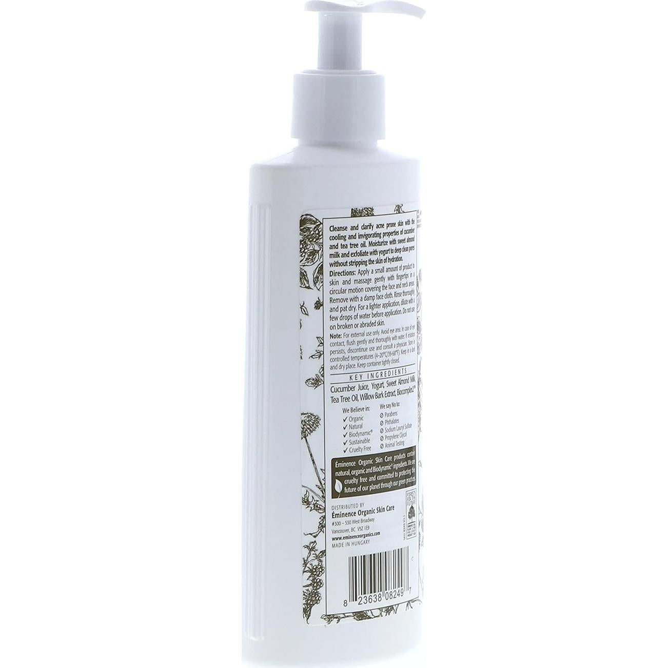 Limpiador Probiotico Eminence 250ml Piel Grasa Aceite Árbol Té
