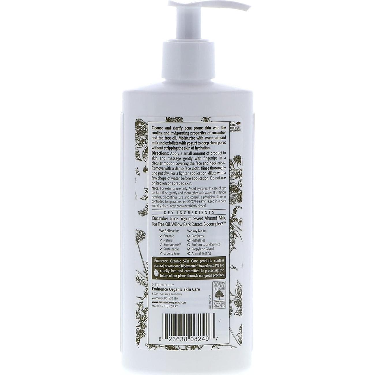 Limpiador Probiotico Eminence 250ml Piel Grasa Aceite Árbol Té