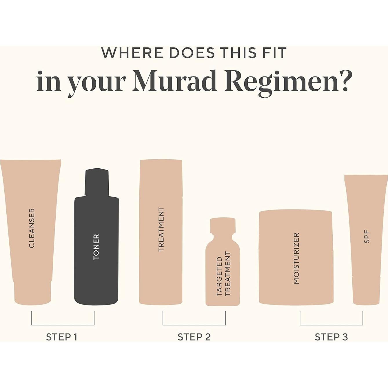 Tónico Aclarador Murad 177.4 ml - Control de Aceite y Poros