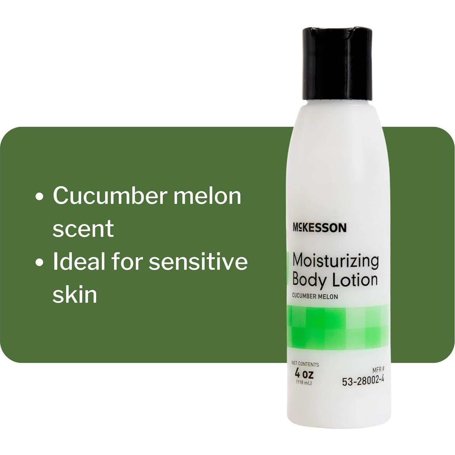 Loción hidratante para manos y cuerpo McKesson 118 ml - Aroma melón de pepino
