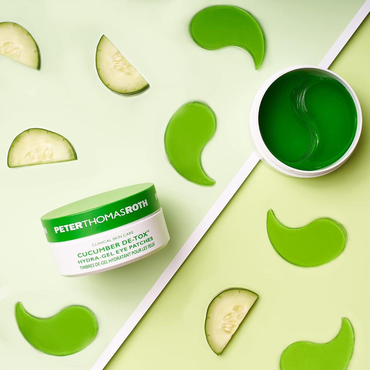 Parches de Gel Hidratante Peter Thomas Roth con Pepino - 60 Unidades
