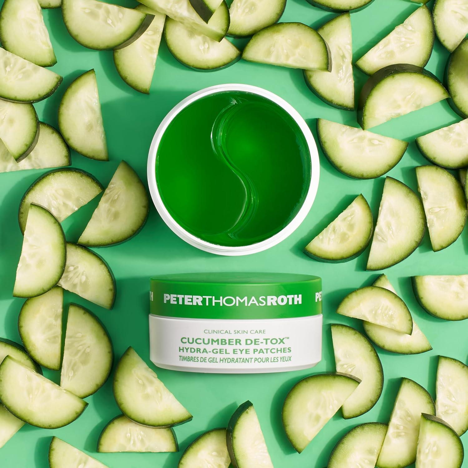 Parches de Gel Hidratante Peter Thomas Roth con Pepino - 60 Unidades