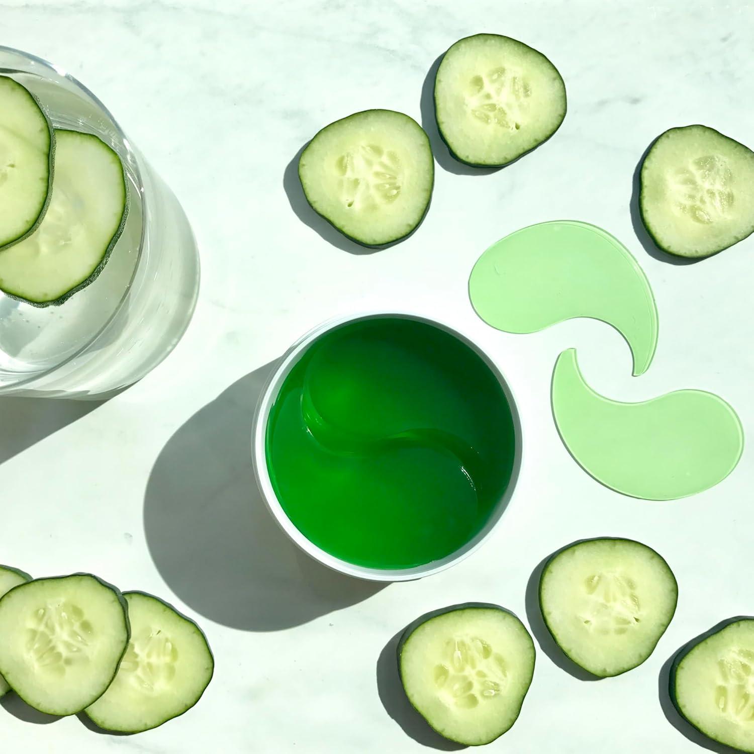 Parches de Gel Hidratante Peter Thomas Roth con Pepino - 60 Unidades