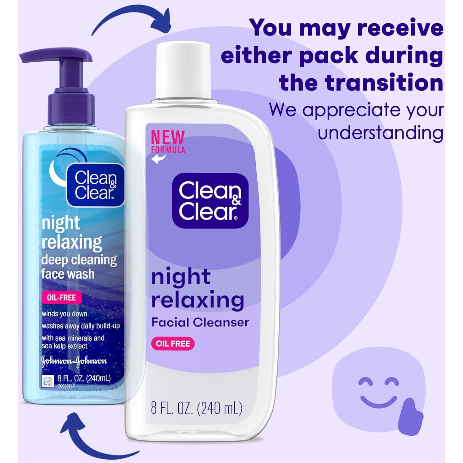 Limpieza Profunda Nocturna Clean & Clear 236.6 ml Libre de Aceite