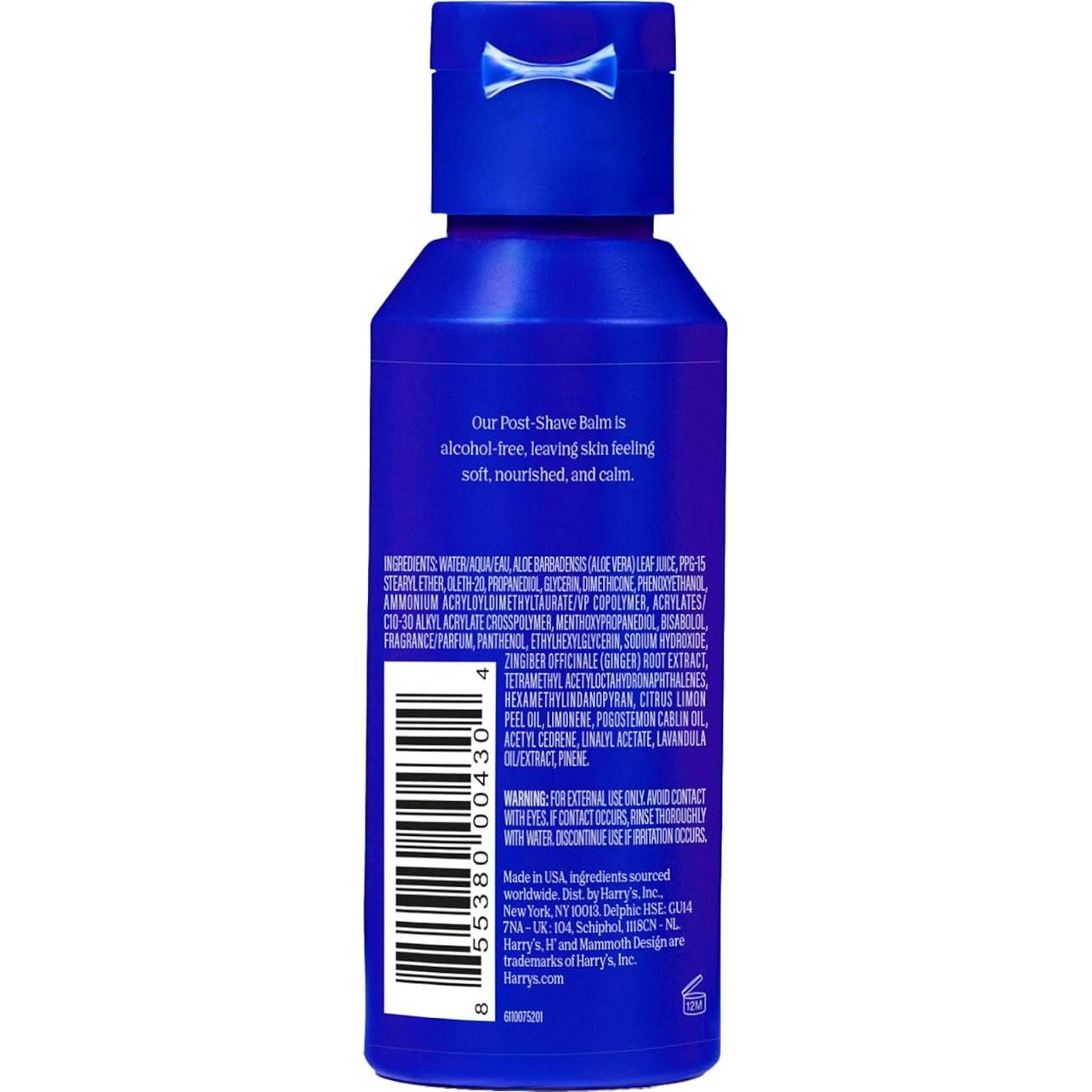 Bálsamo Post Afeitado Harry's - 100 ml - Hidratante con Aloe