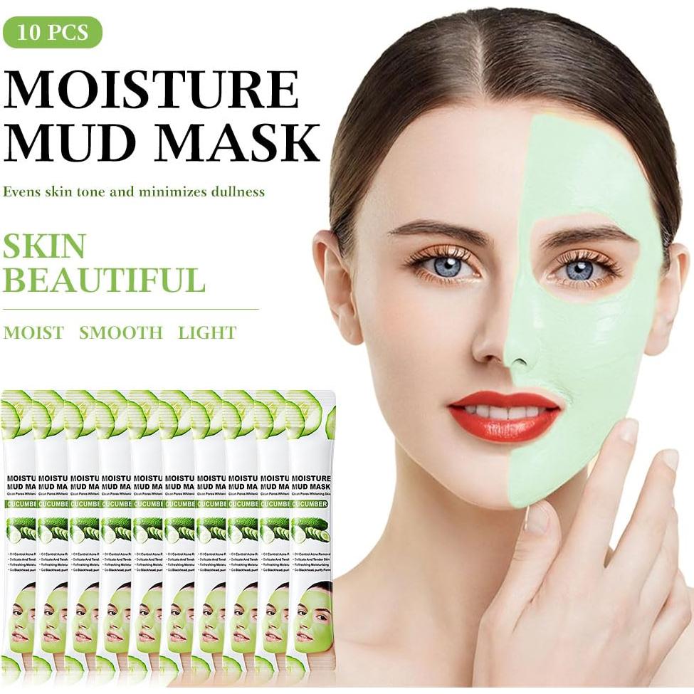 Mascarilla Facial Anti-Envejecimiento 10PCS WanTuoluo - Colágeno 10X