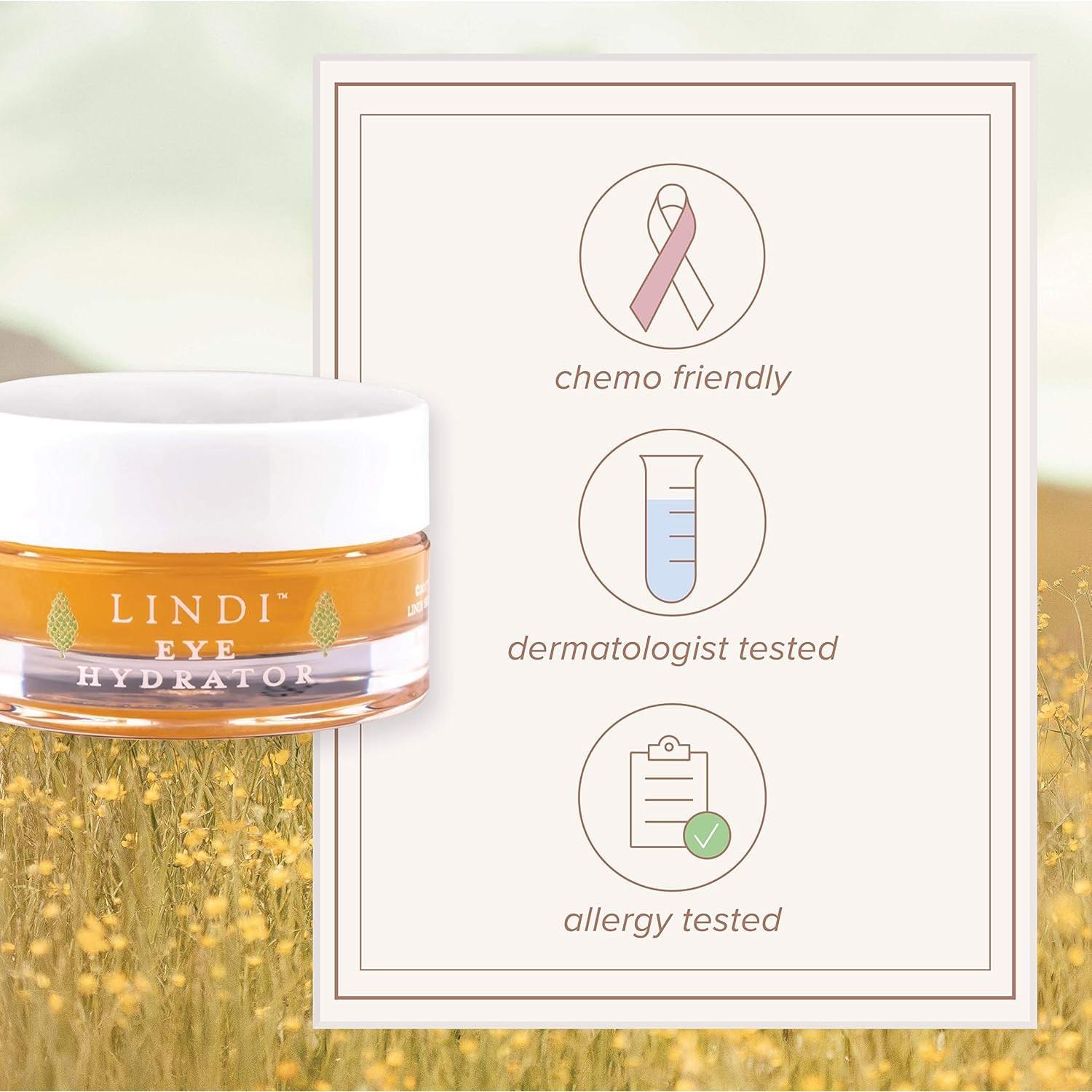 Hidratante para Ojos Lindi Skin 15ml - Reduce Ojeras y Hinchazón