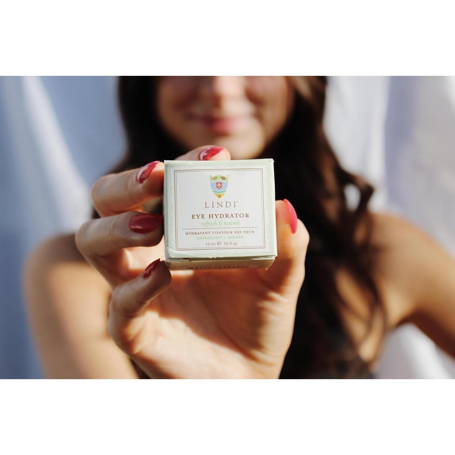 Hidratante para Ojos Lindi Skin 15ml - Reduce Ojeras y Hinchazón