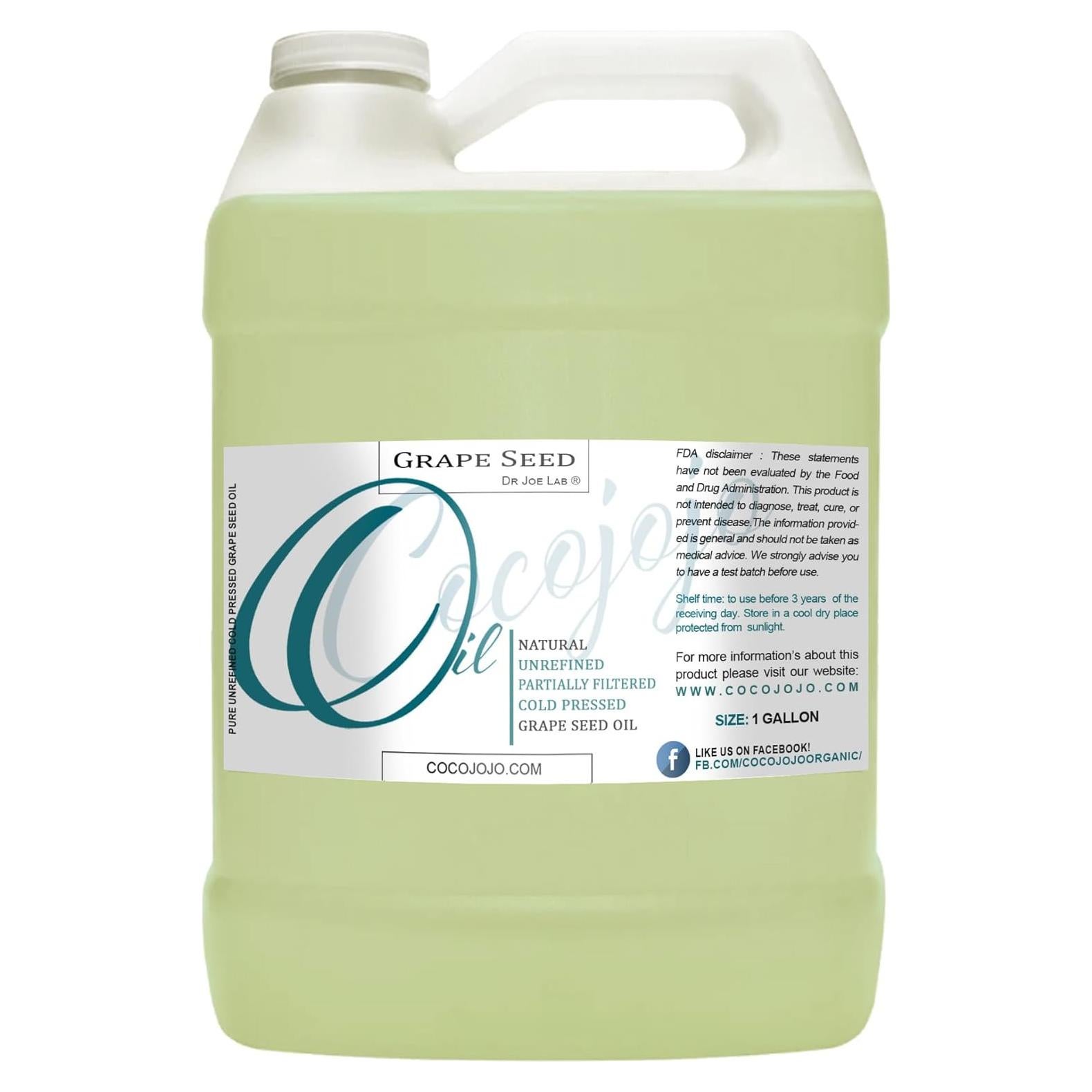 Aceite de Semilla de Uva Cocojojo 3.82L Prensado en Frío Hidratante