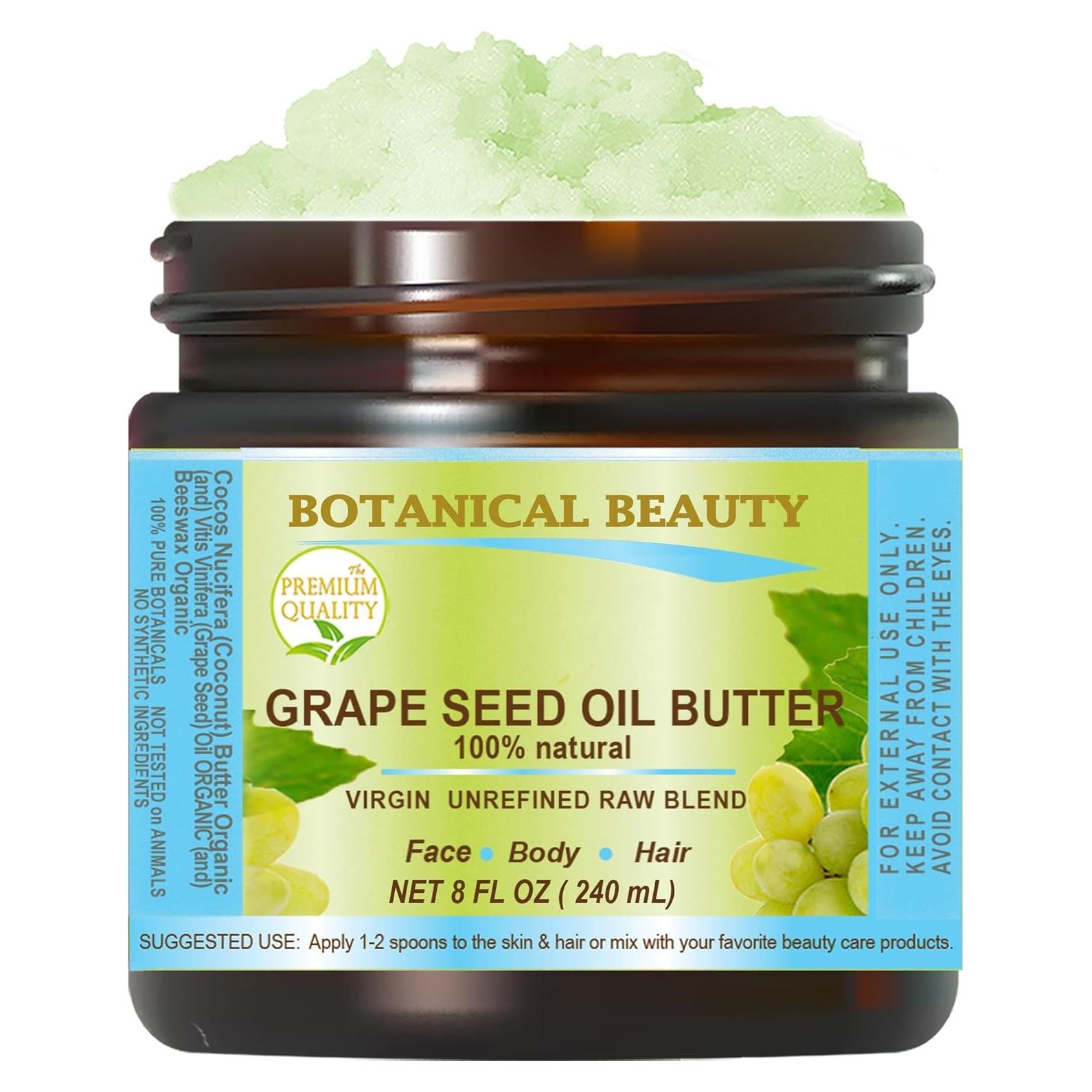 Manteca de Aceite de Semilla de Uva 240 ml Belleza Botánica