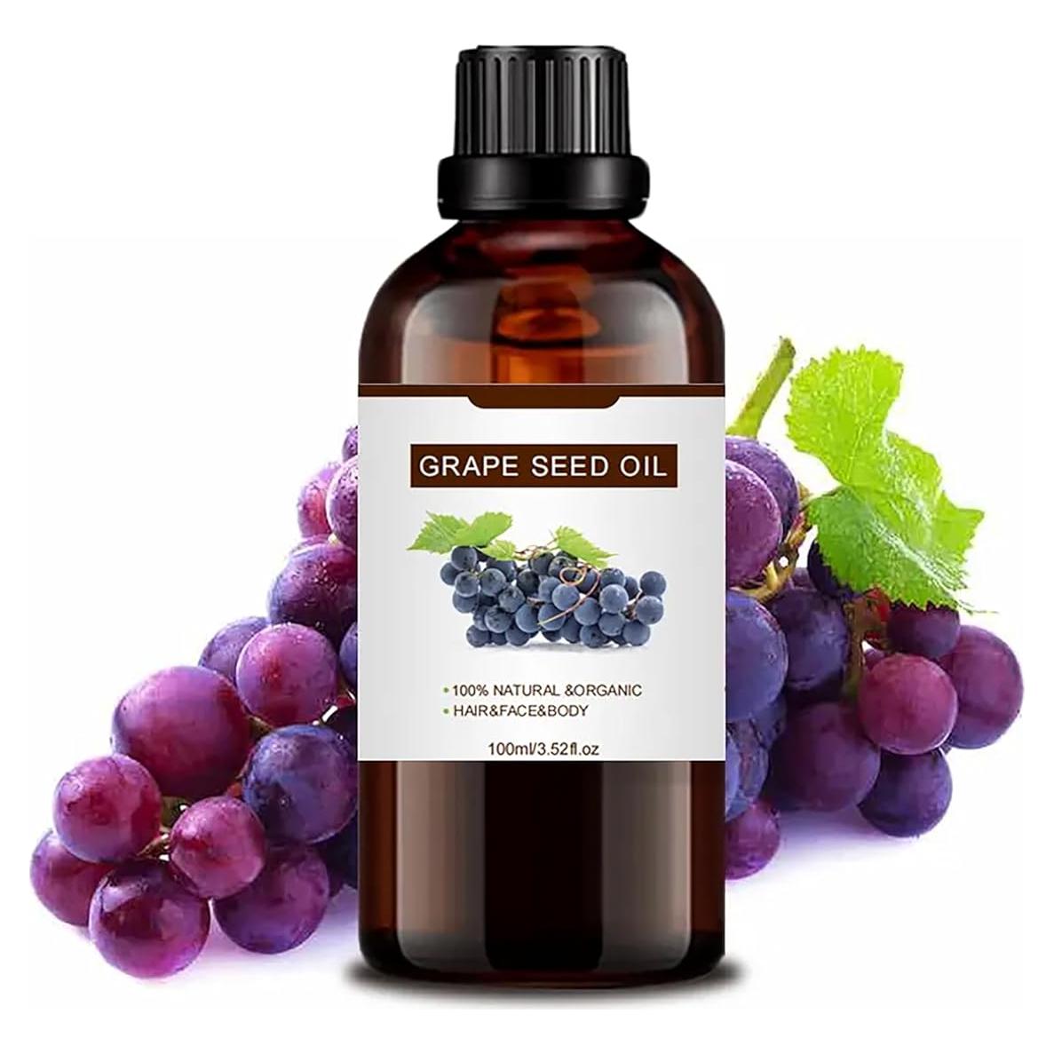 Aceite Esencial de Semilla de Uva 100% Puro 191g - Hidratante Cabello y Piel