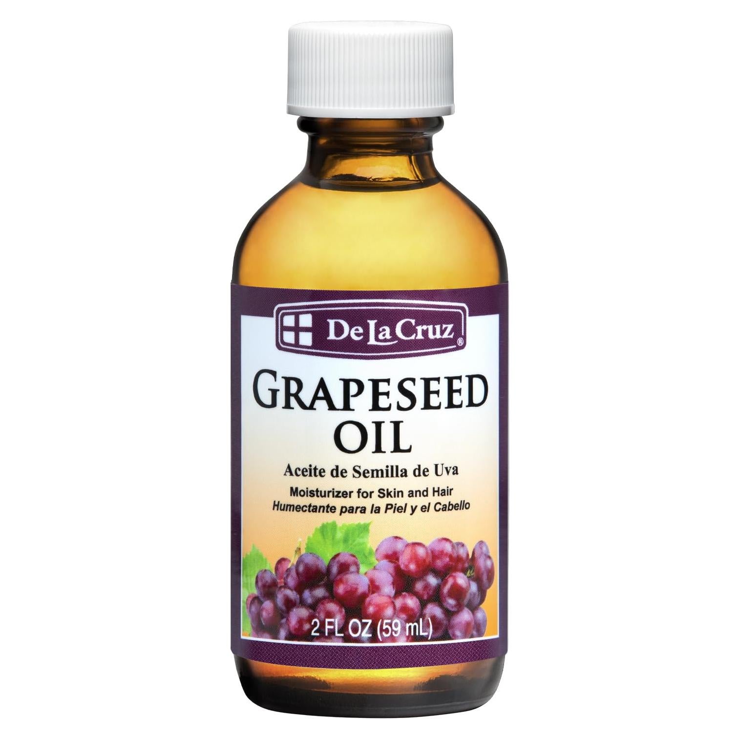 Aceite de Semilla de Uva De La Cruz 59 mL - Hidratante Natural