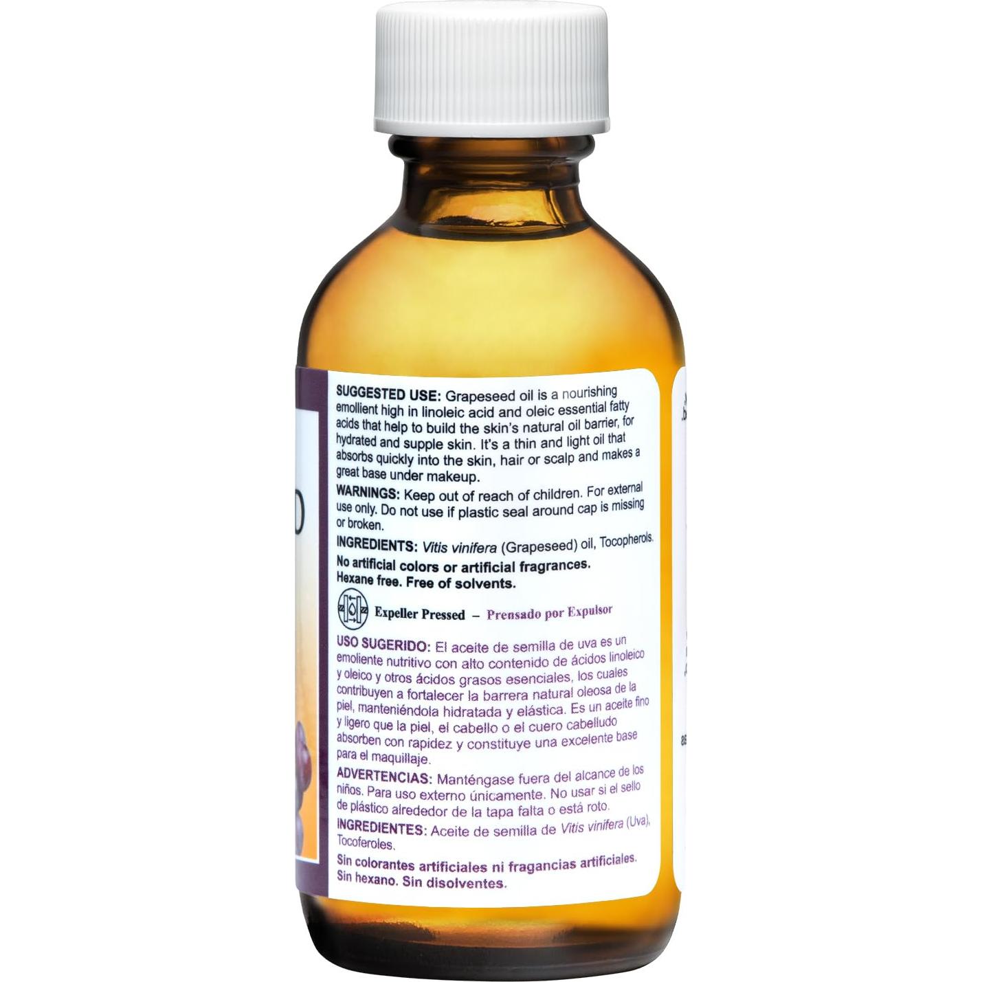Aceite de Semilla de Uva De La Cruz 59 mL - Hidratante Natural