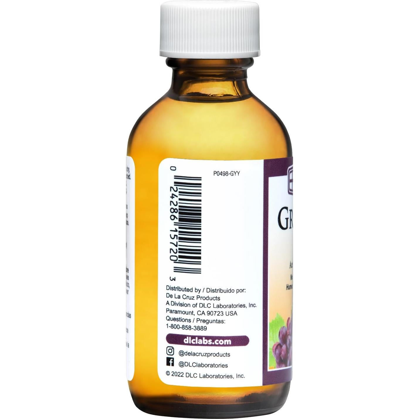 Aceite de Semilla de Uva De La Cruz 59 mL - Hidratante Natural