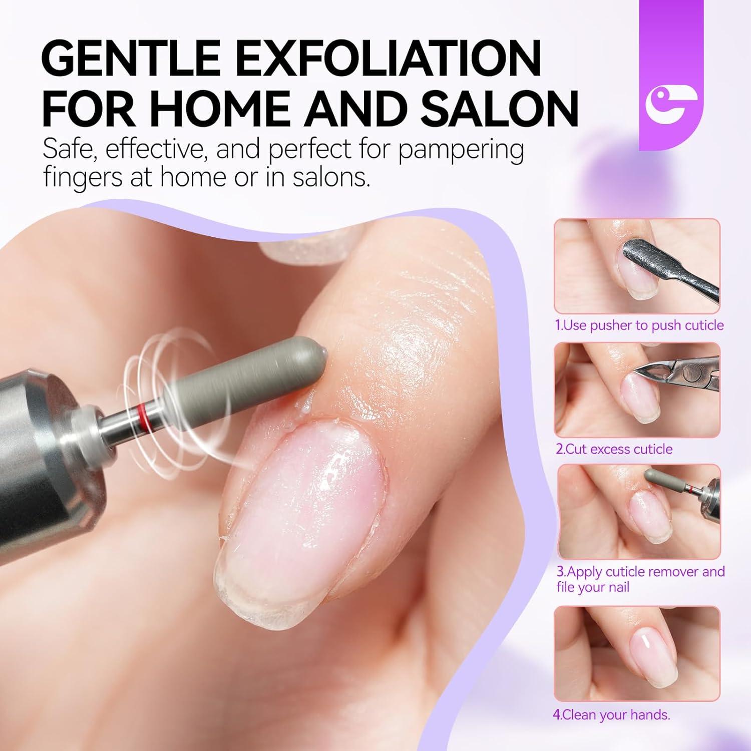 Bálsamo para Cutículas Gelike EC 21g Suavizante Orgánico Uva