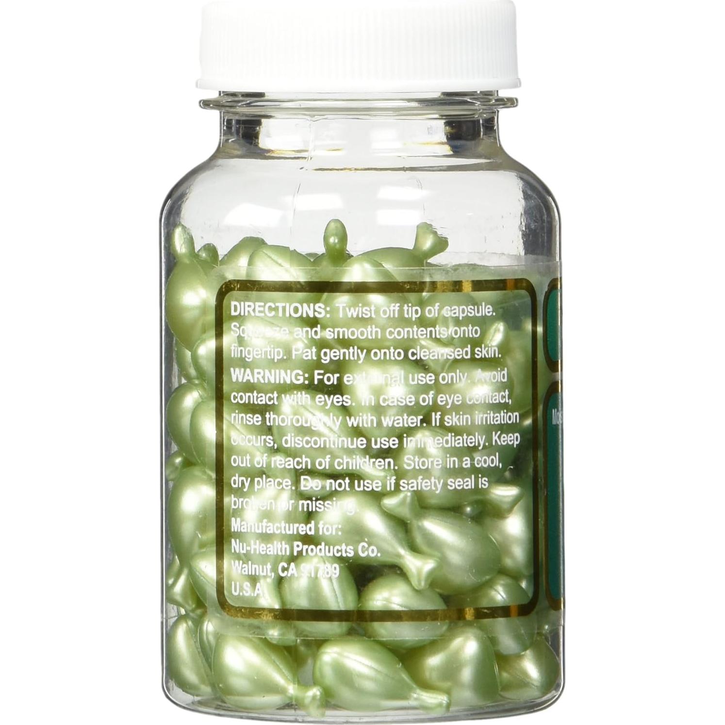 Aceite Facial de Aloe Vera y Vitamina E MSU - 90 Cápsulas