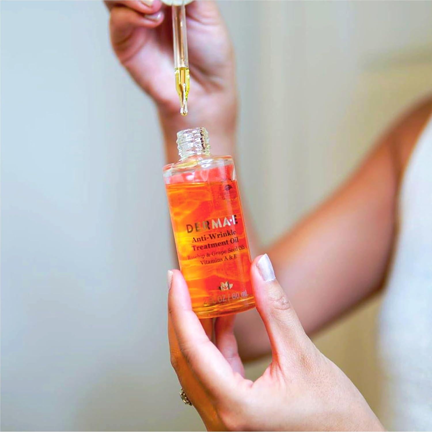 Aceite Facial Antienvejecimiento DERMA E 59 ml - Vitamina A y E