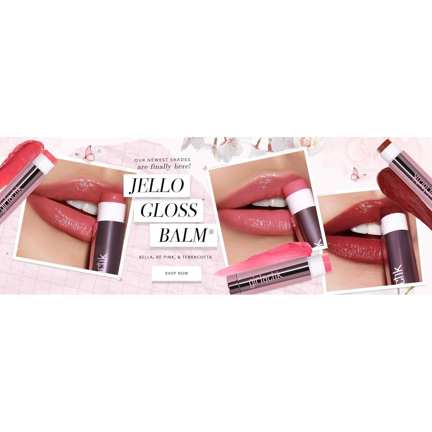 Bálsamo Labial Jello Gloss Girlactik - Hidratante 4.5 g Bella