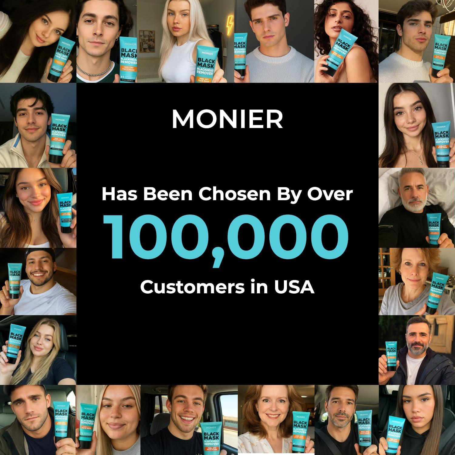 Mascarilla Peel Off MONIER de Carbón para Comedones 90g