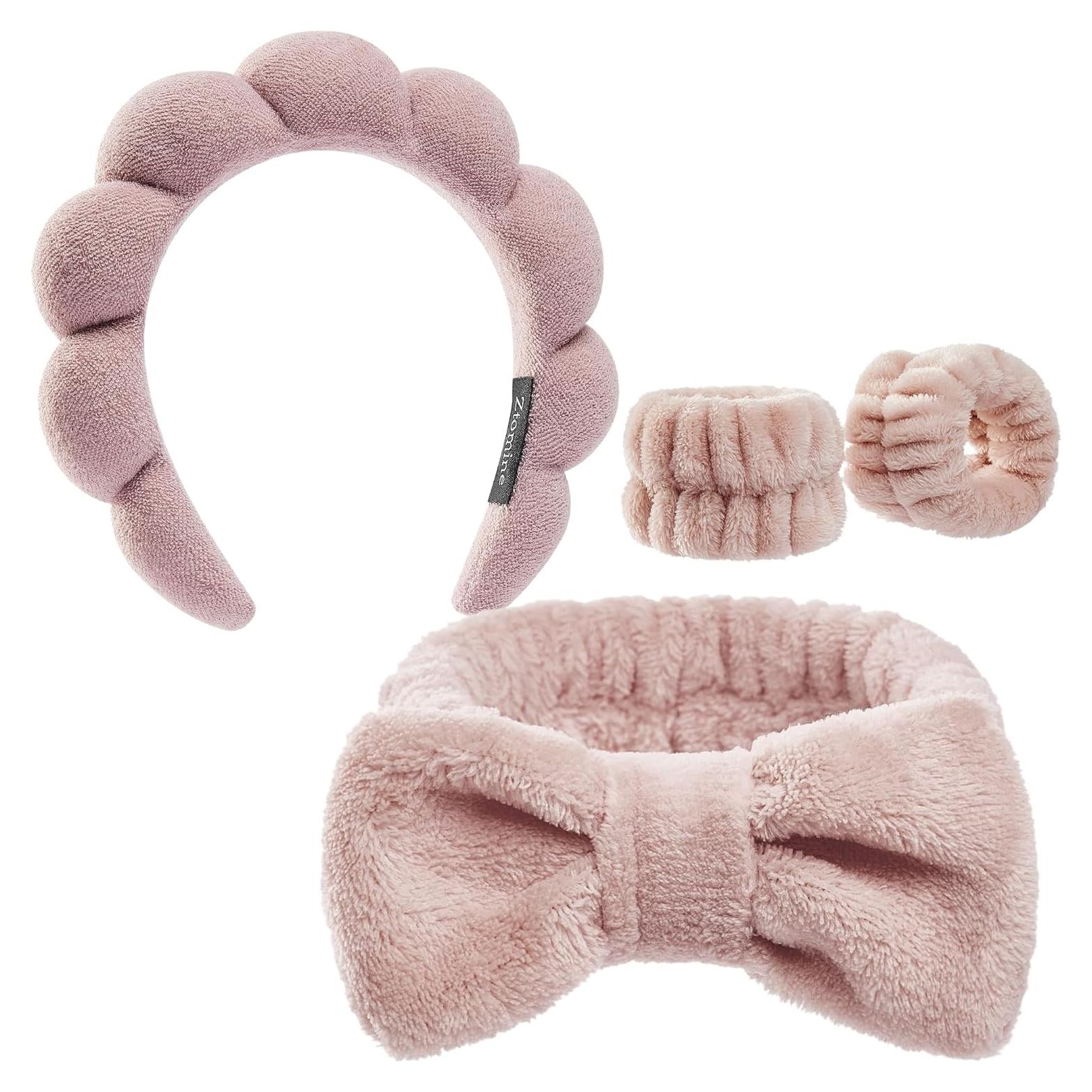 Conjunto Diadema y Muñequera Spa Ztomine - Cuidado Facial