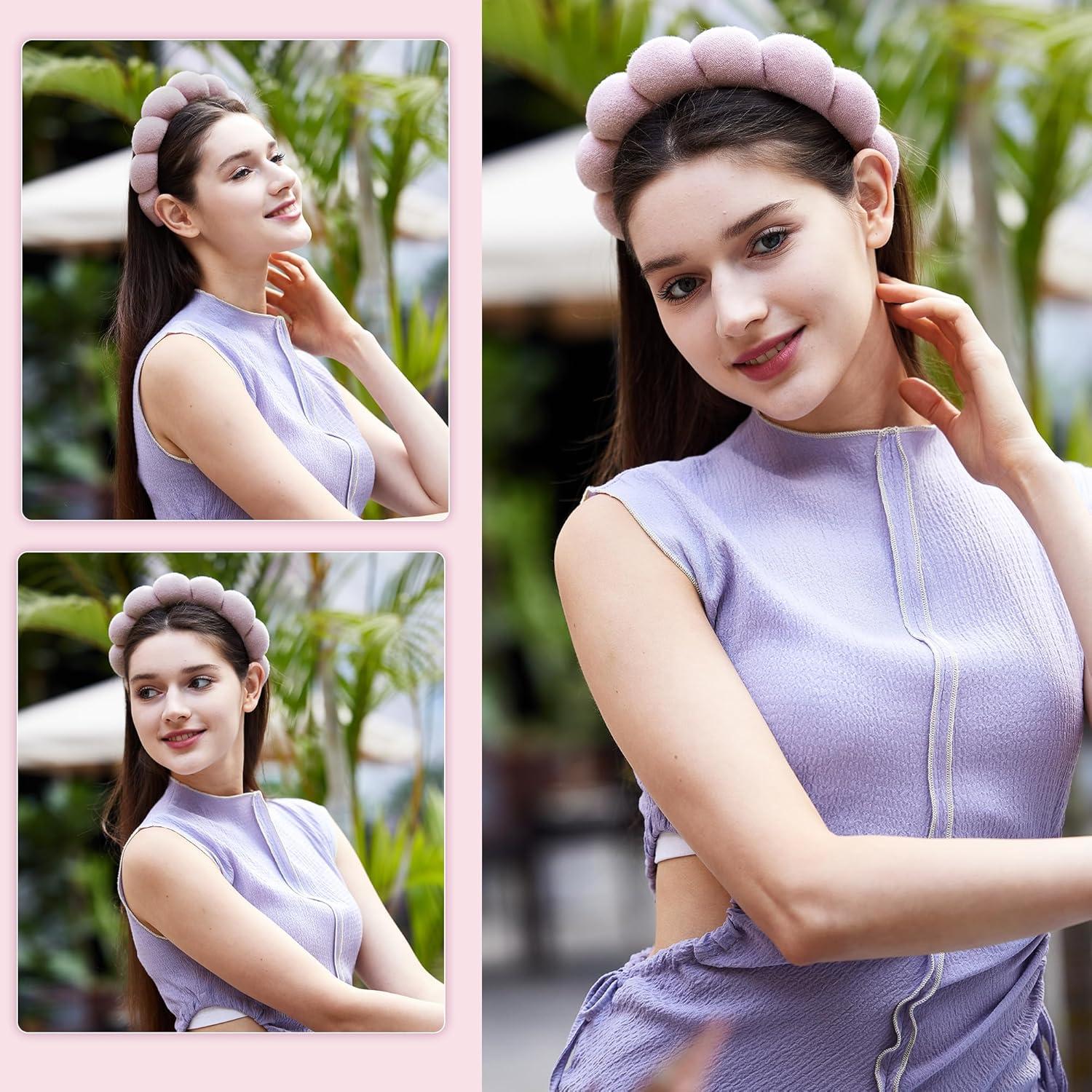 Conjunto Diadema y Muñequera Spa Ztomine - Cuidado Facial