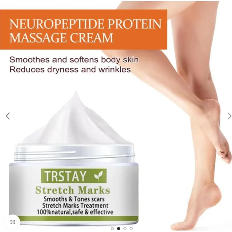 Crema para Estrías TRSTAY - Natural con Vitamina E y Glicerina 15g