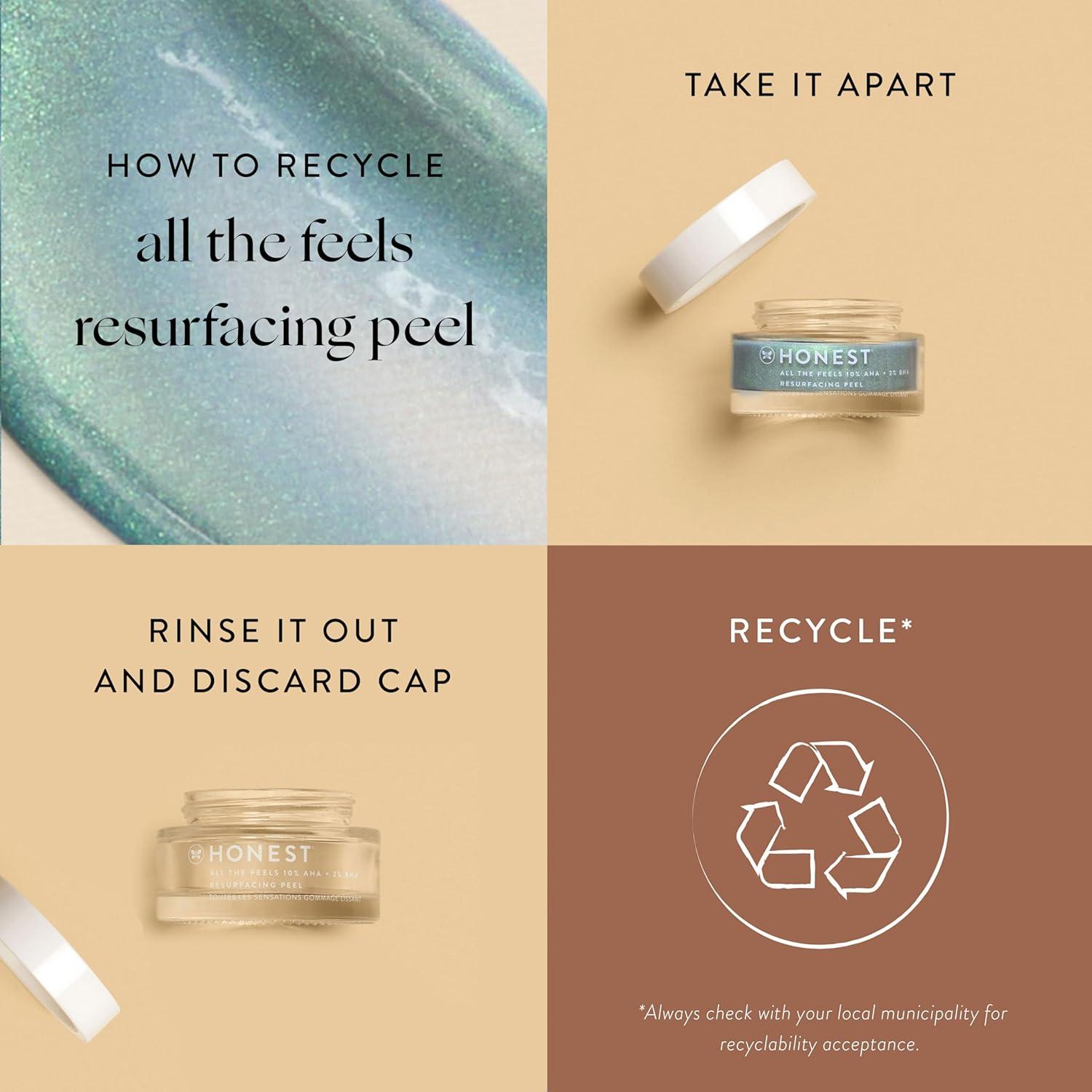 Peeling Exfoliante Honest Beauty All the Feels 48.2 g AHA BHA