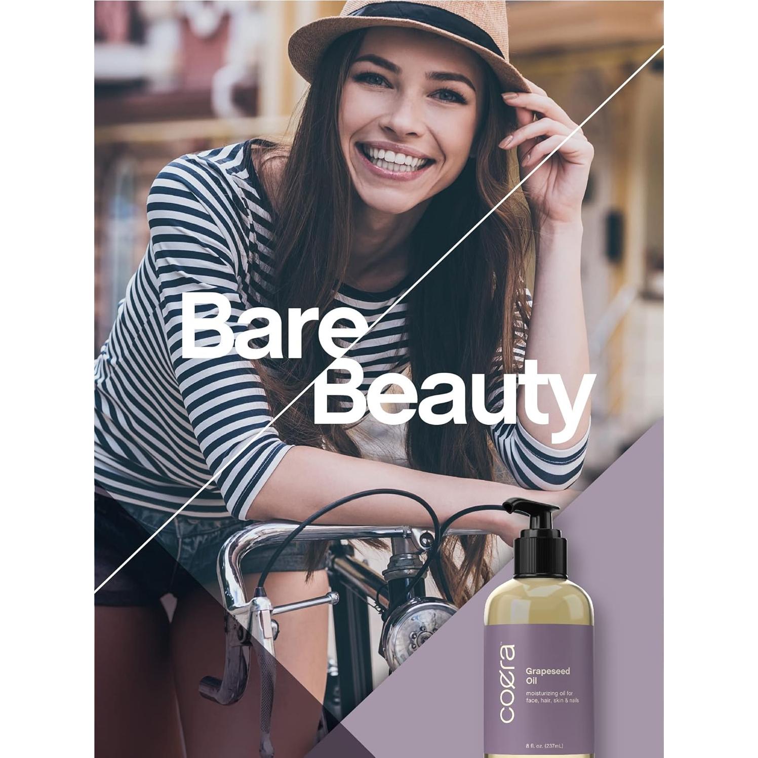 Aceite de Semilla de Uva Coera 236.6 ml Hidratante Facial y Corporal