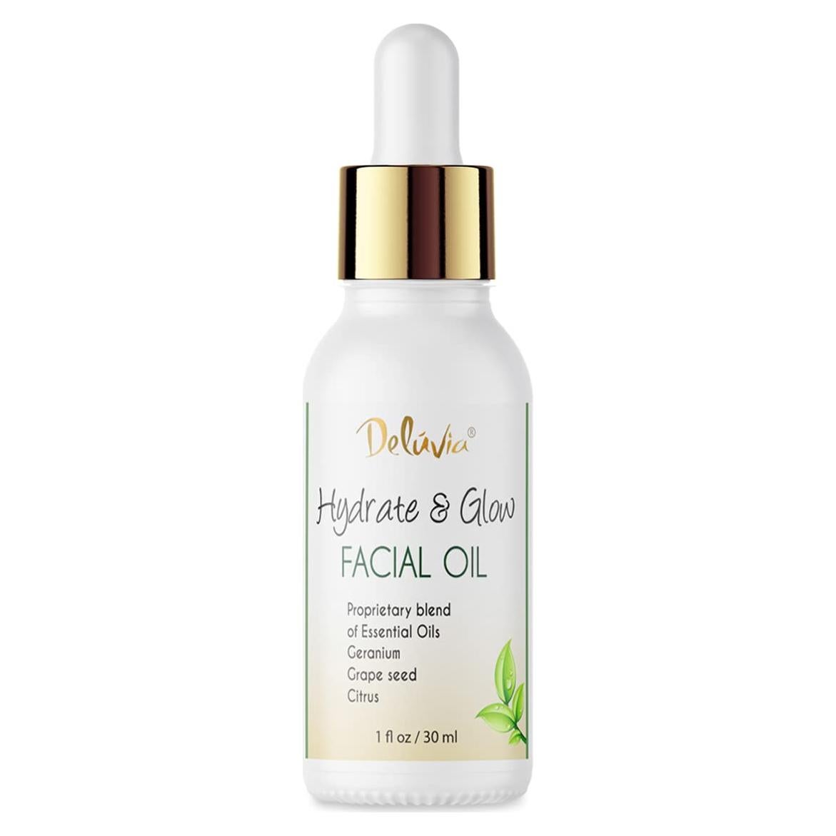 Aceite Facial Hidratante Deluvia con 6 Aceites Esenciales 91g