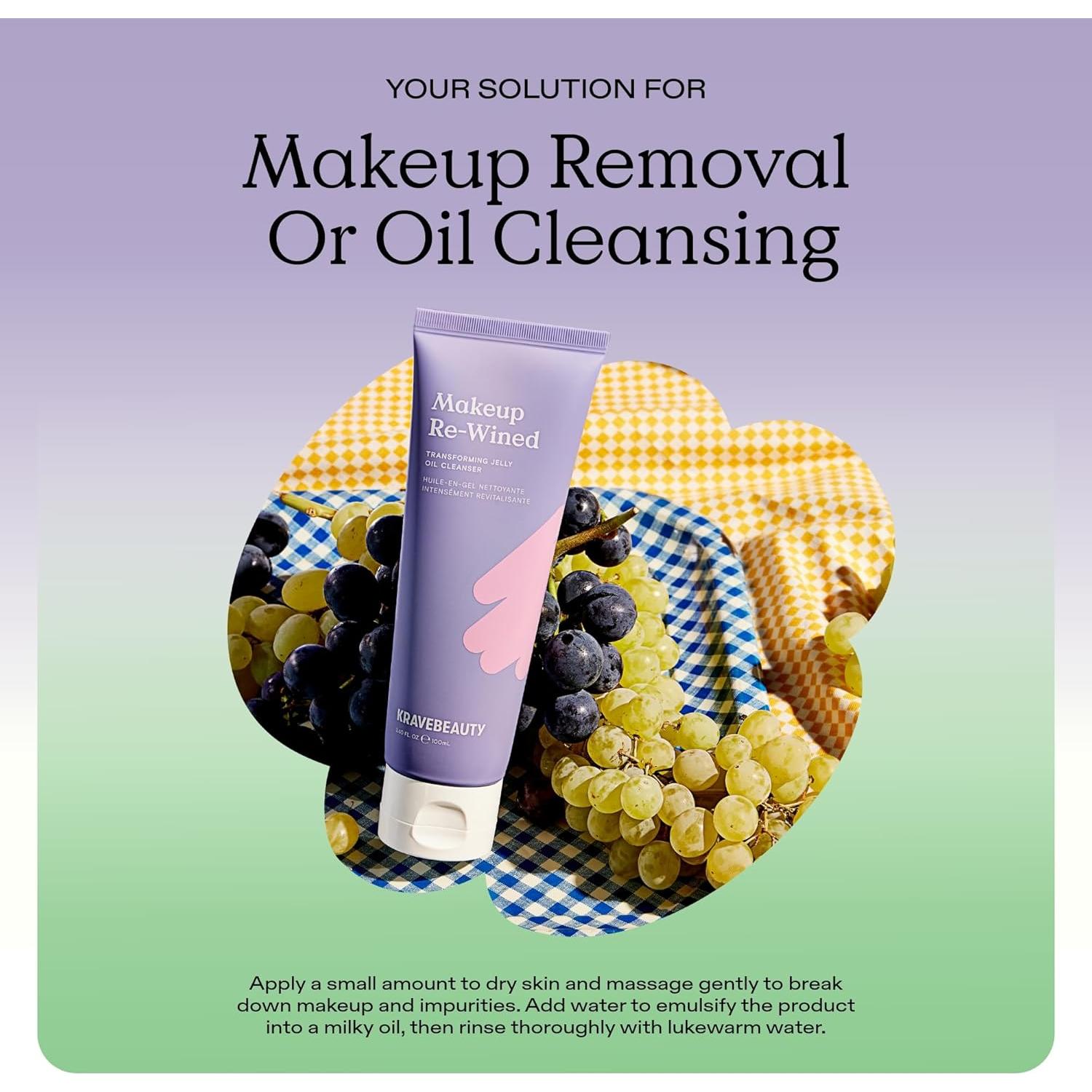 Dúo Limpiador de Aceite en Gel KraveBeauty 100 ml x2 Vegano