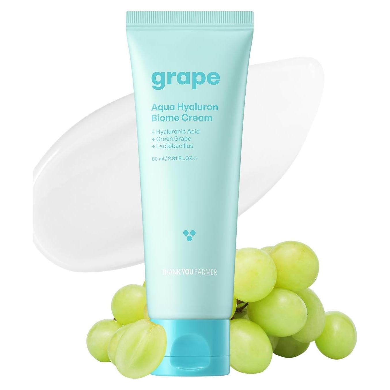 Crema Hidratante Grape Aqua Hyaluron Biome 80ml THANKYOU FARMER