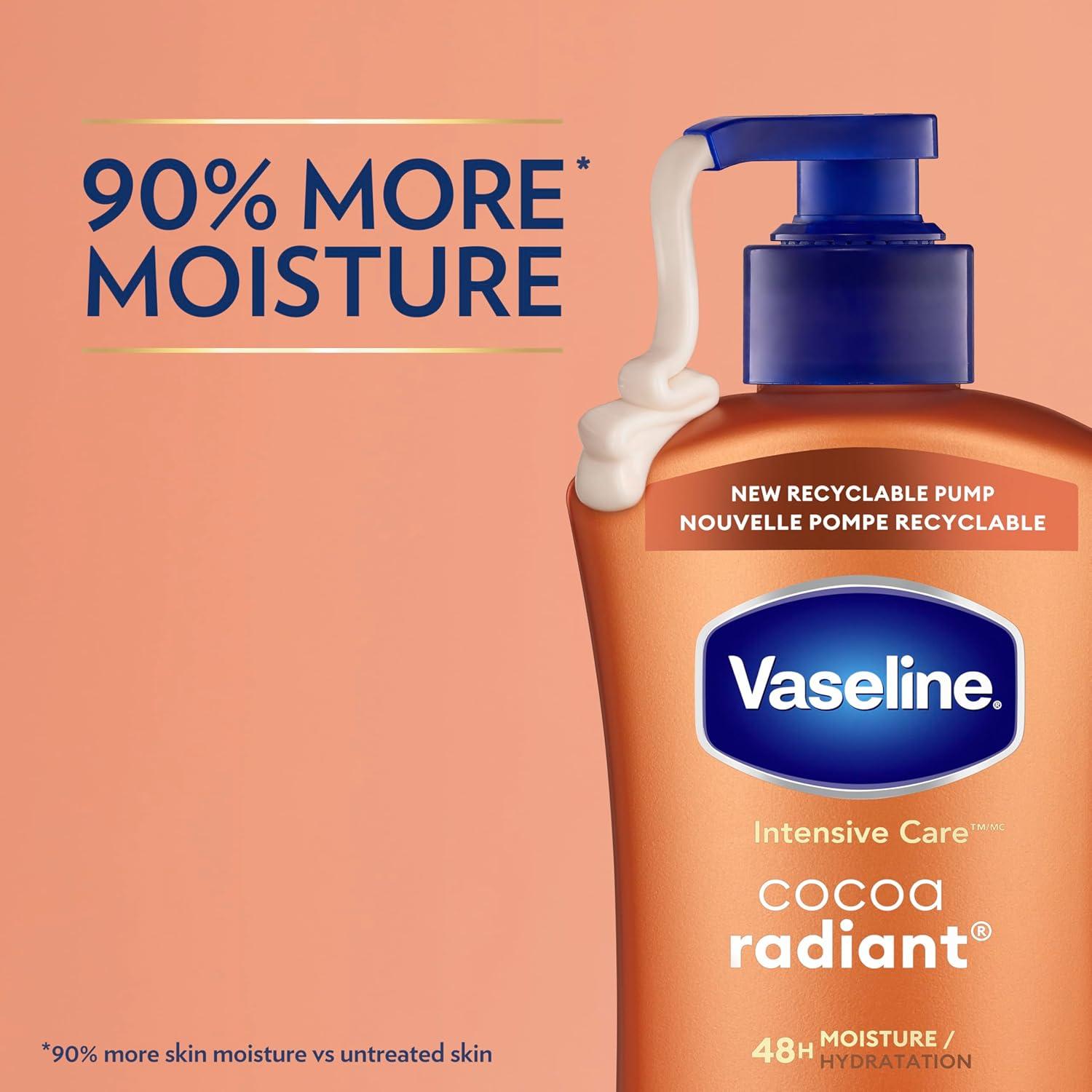 Loción Corporal Vaseline Cuidado Intensivo Cocoa Radiante 573.5 ml