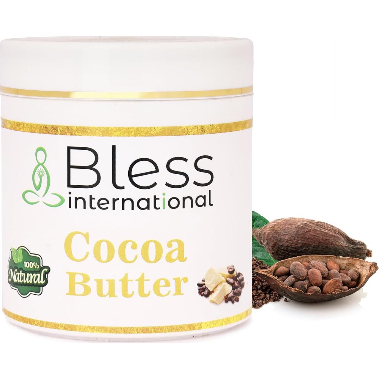 Manteca de Cacao Cruda Orgánica 100% Pura 454g - Bless International