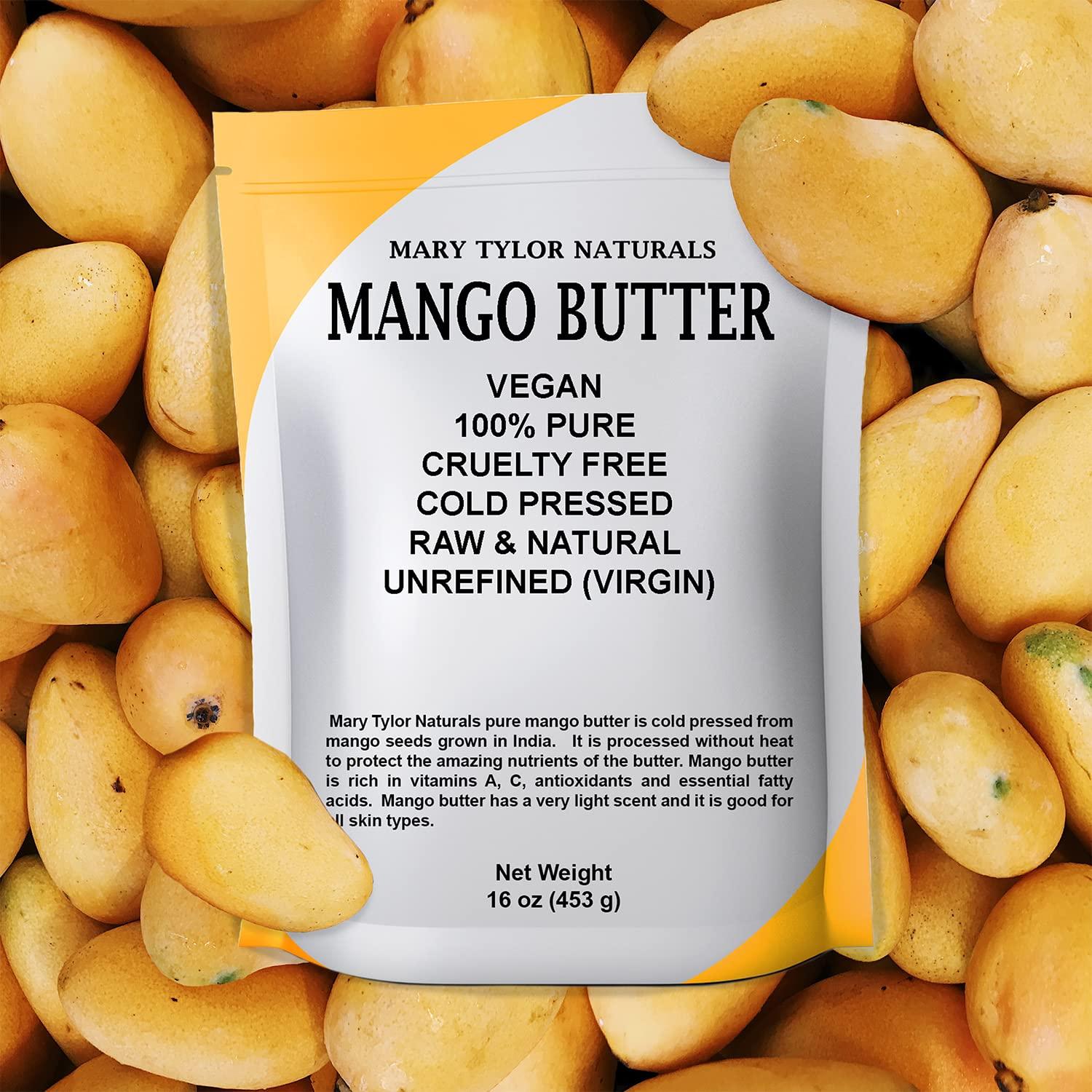Manteca de Mango Orgánica Mary Tylor 2.27 kg Sin Refinar