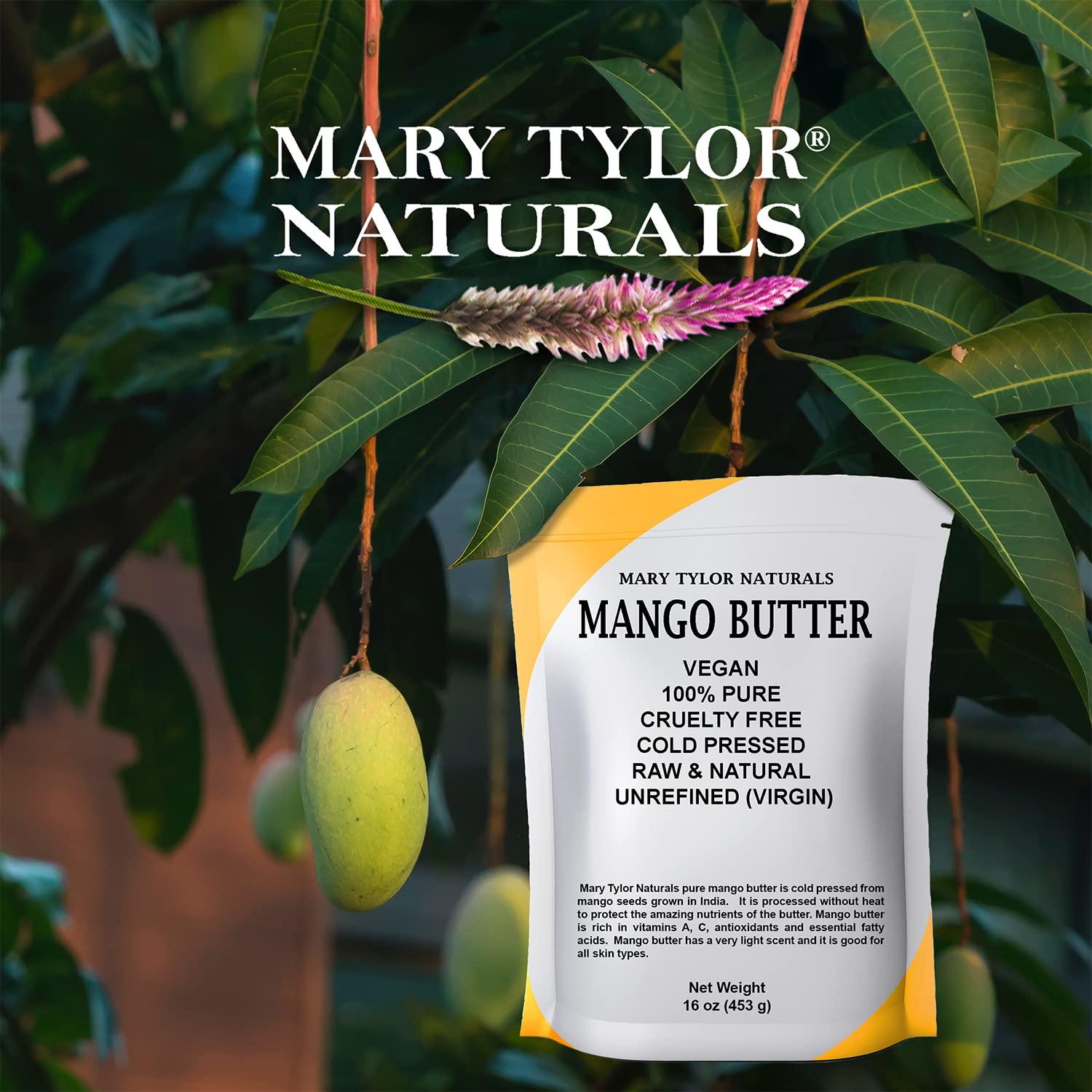Manteca de Mango Orgánica Mary Tylor 2.27 kg Sin Refinar