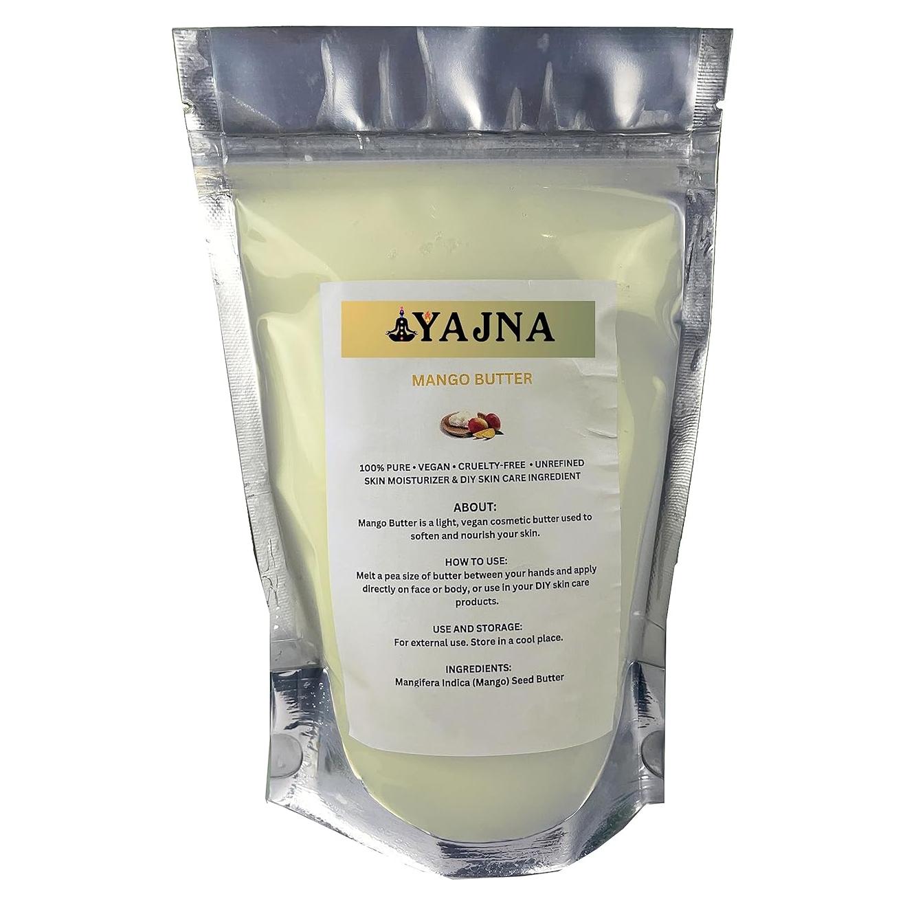 Manteca de Mango Orgánica Yajna 450g - Hidratante Natural