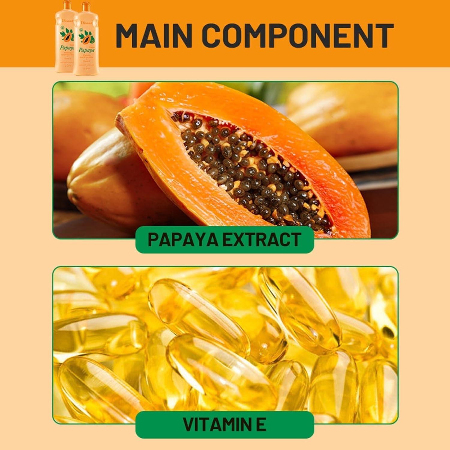Loción Corporal Hidratante de Leche de Papaya 595g