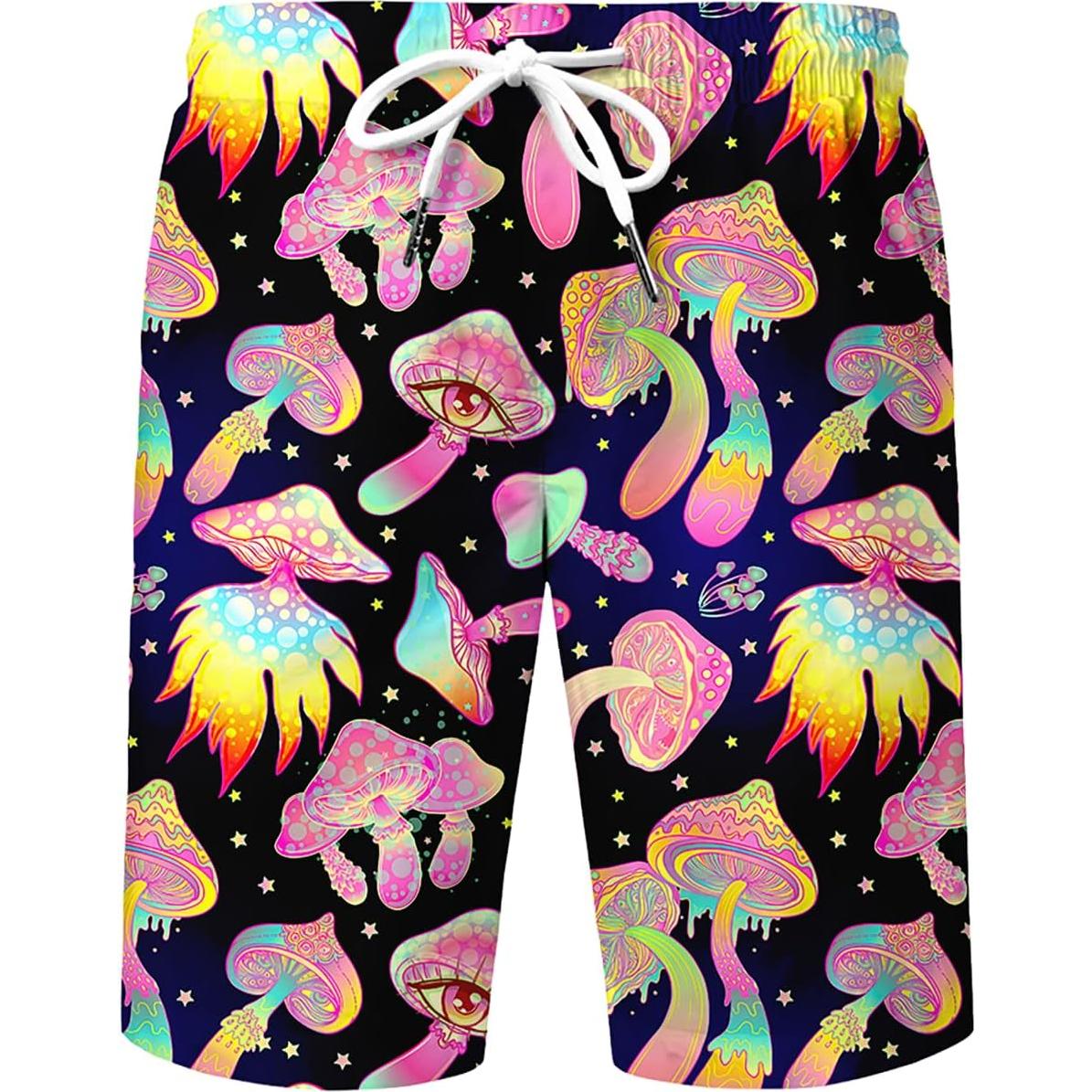 DOOPCCOR Traje Deportivo 3 Piezas Hombre Camisa Hawaiana