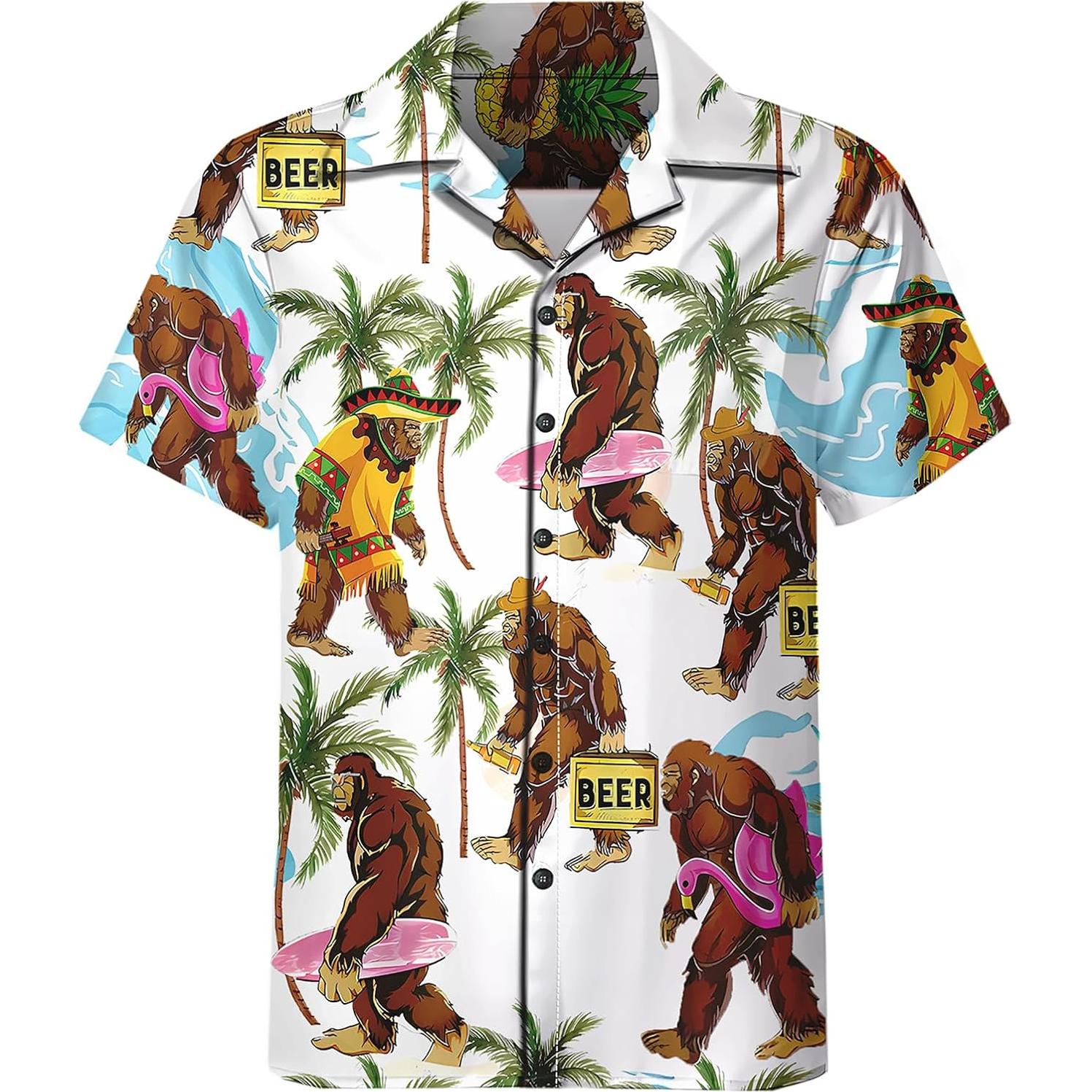 Conjunto de Chándal DOOPCCOR 3 Piezas Hombre Hawaiano