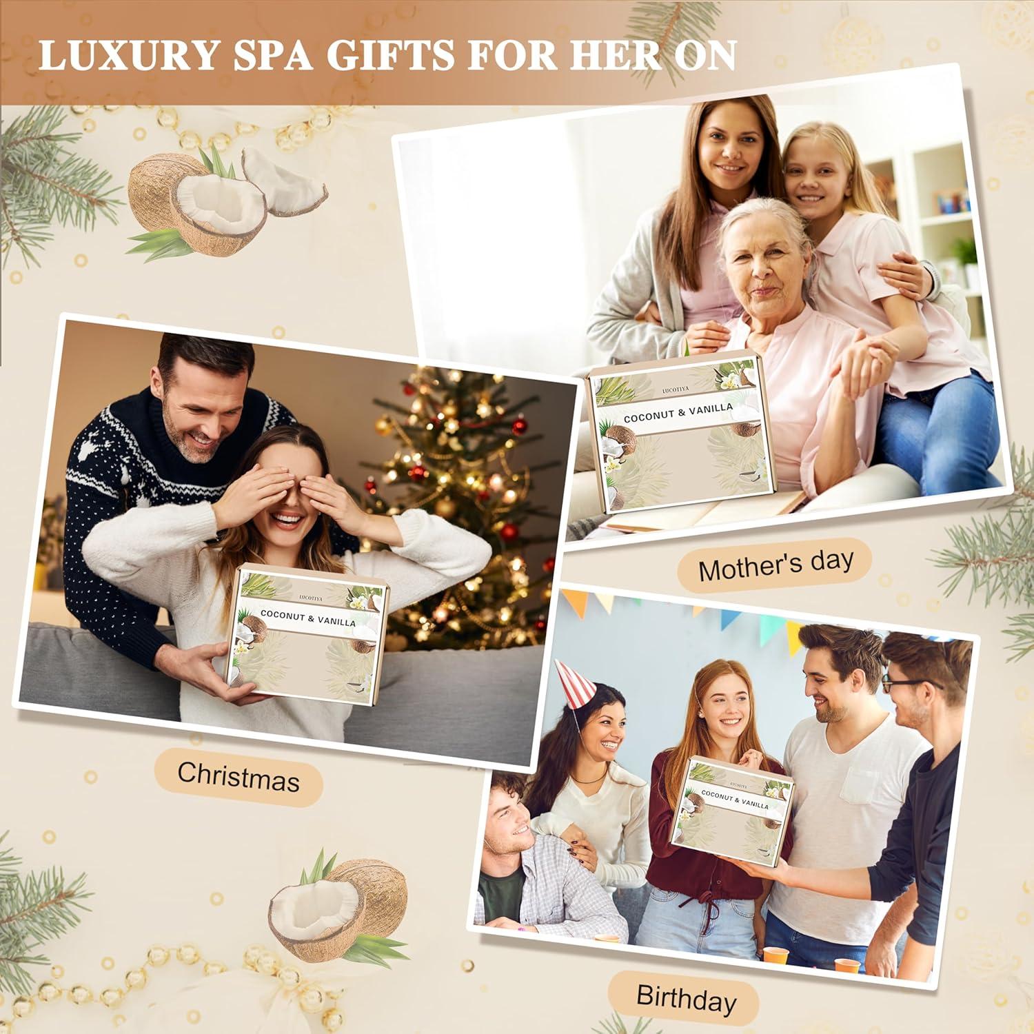 Set de Regalo de Spa Coco Vainilla 8 Piezas - Cuidado Personal