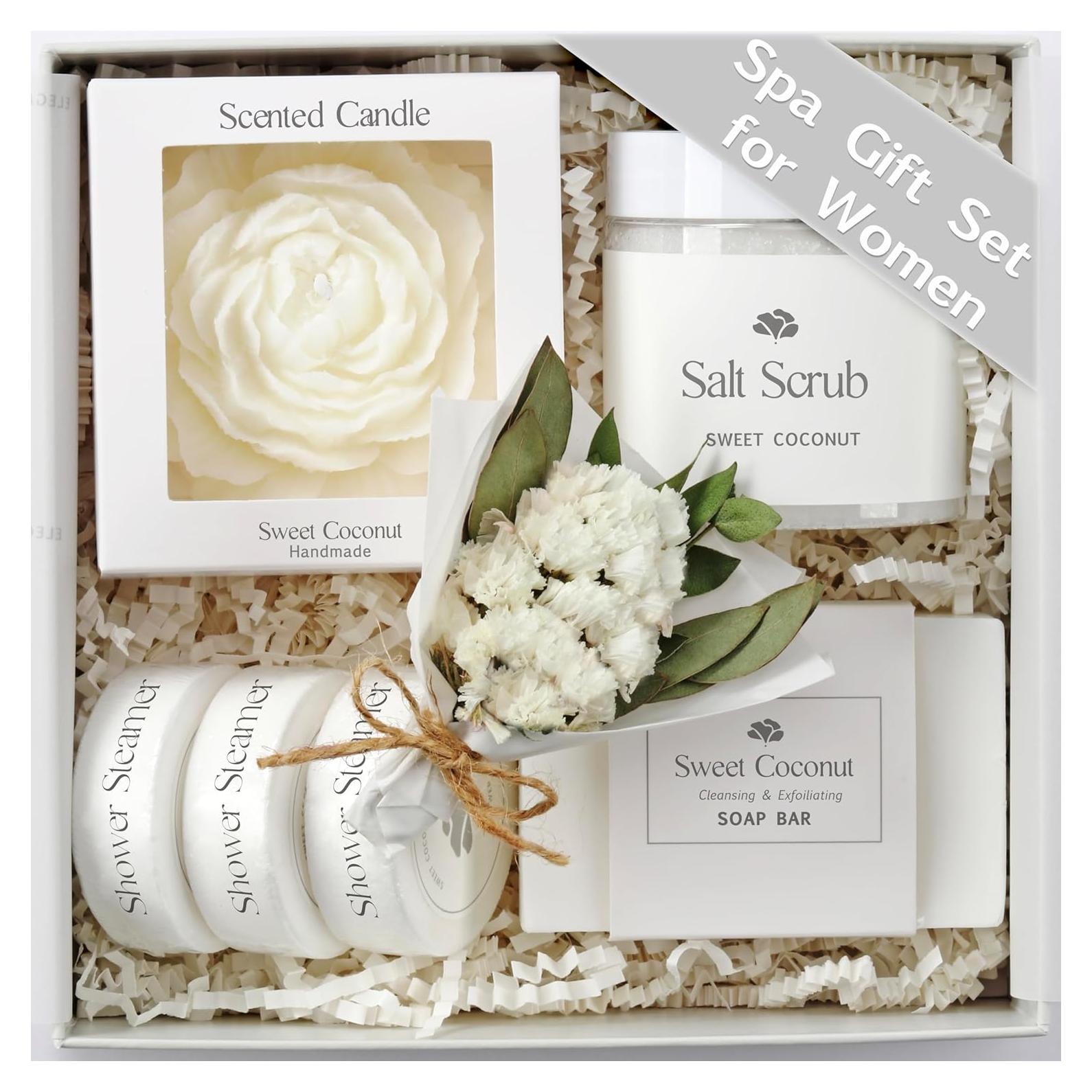 Cesta de Regalo de Spa LaurGifts Coco Dulce 17x5.8cm