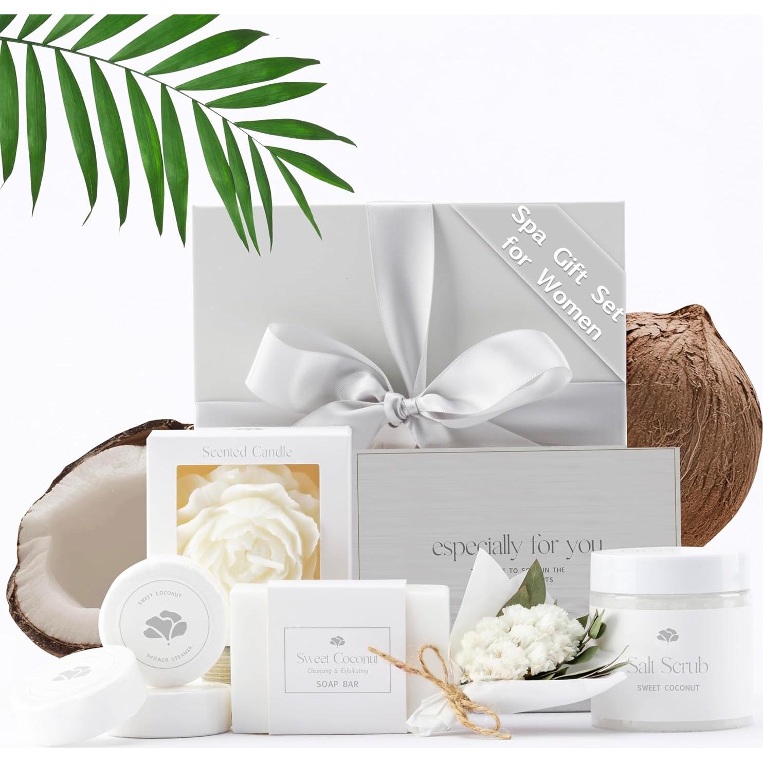 Cesta de Regalo de Spa LaurGifts Coco Dulce 17x5.8cm