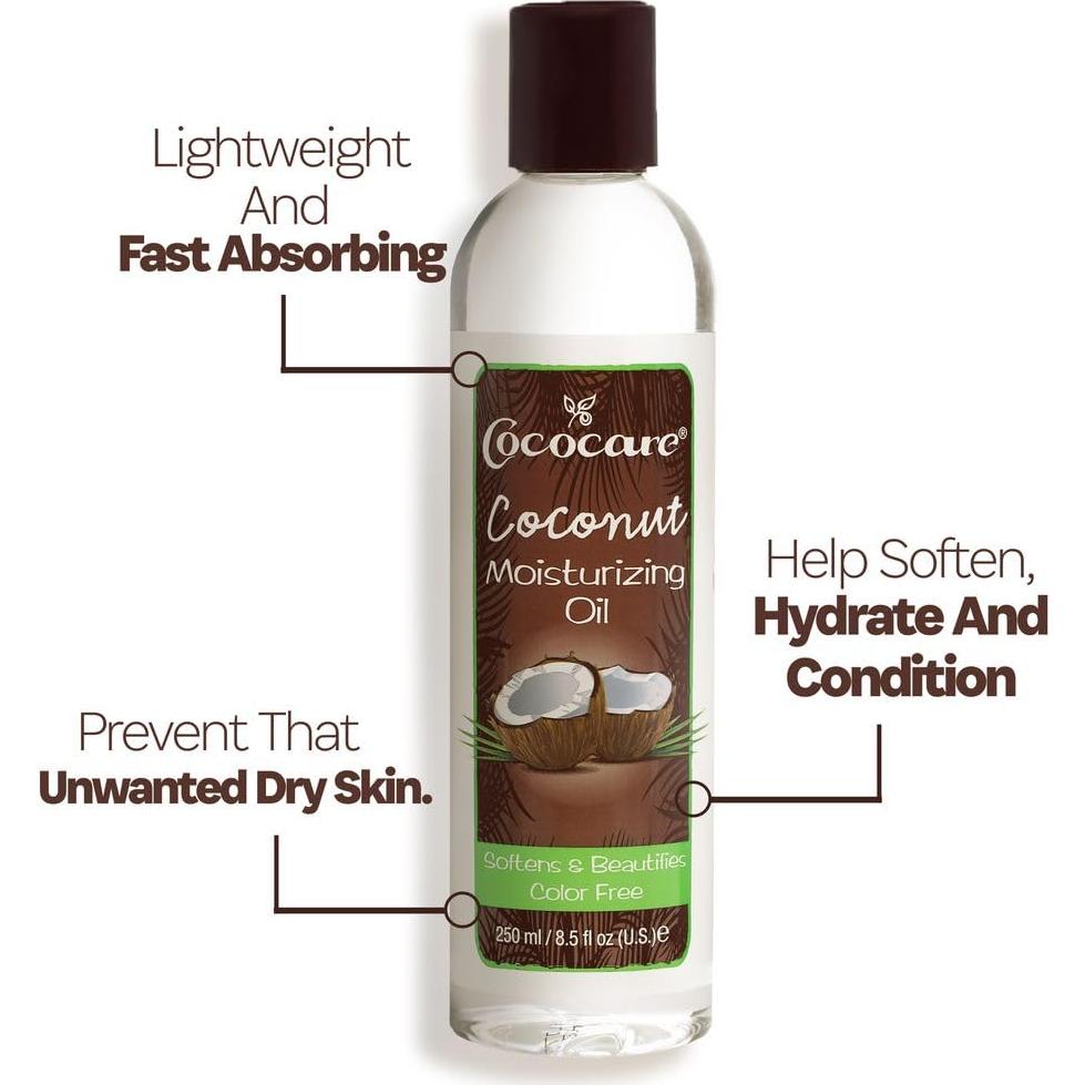 Aceite Hidratante de Coco Cococare 250 ml - Rápida Absorción
