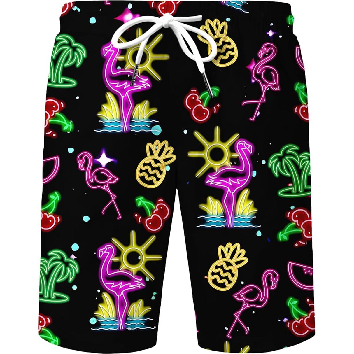 DOOPCCOR Traje Deportivo 3 Piezas Hombre Camisa Hawaiana